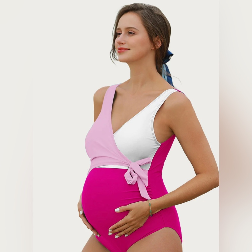 SummerMae Maternity Swimsuit Size Large